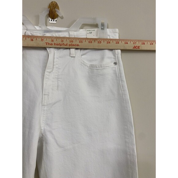 J.Crew Skinny flare jean in white wash New Size 27 - Picture 9 of 10
